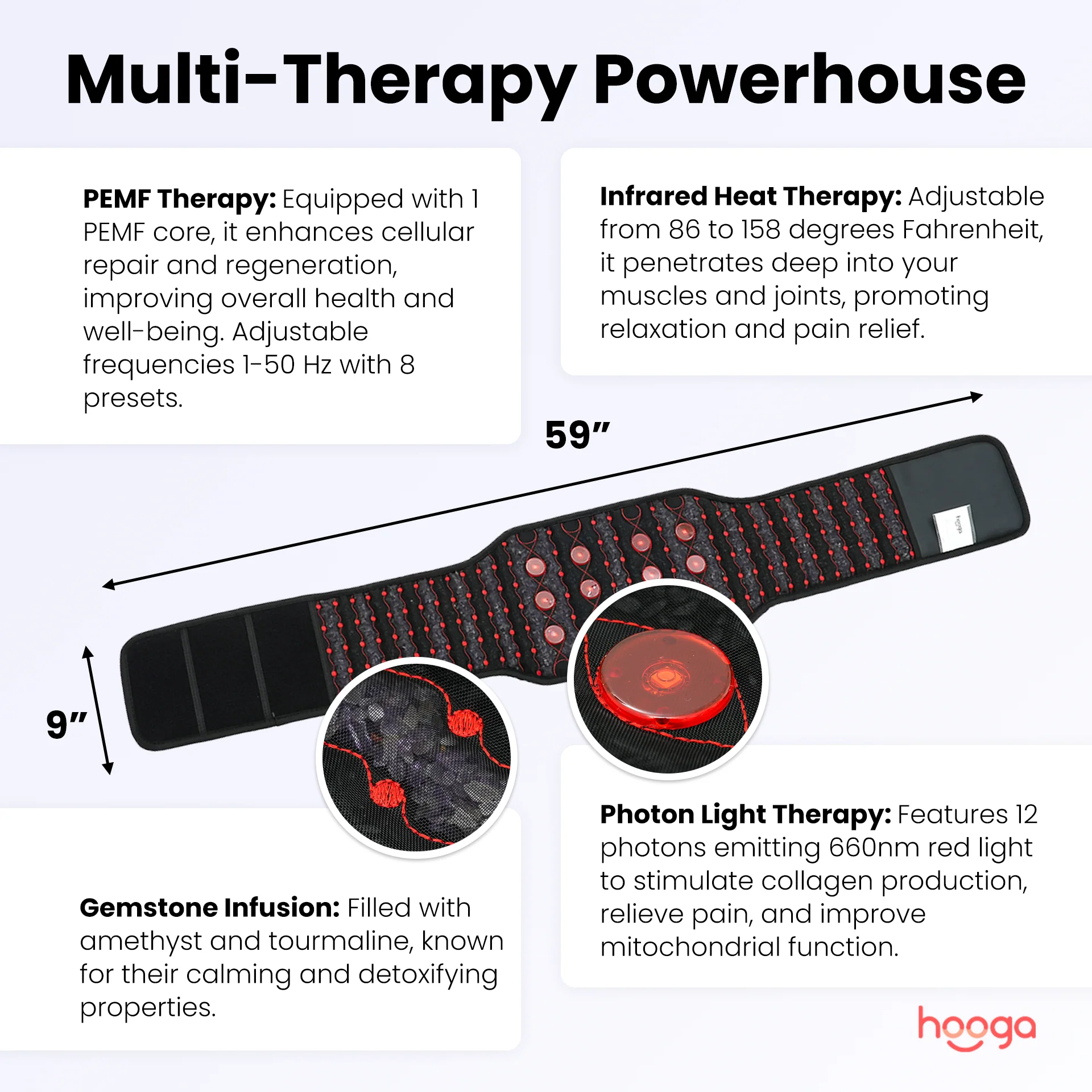 PEMF Belt with Infrared Heat and Photons - Image 4