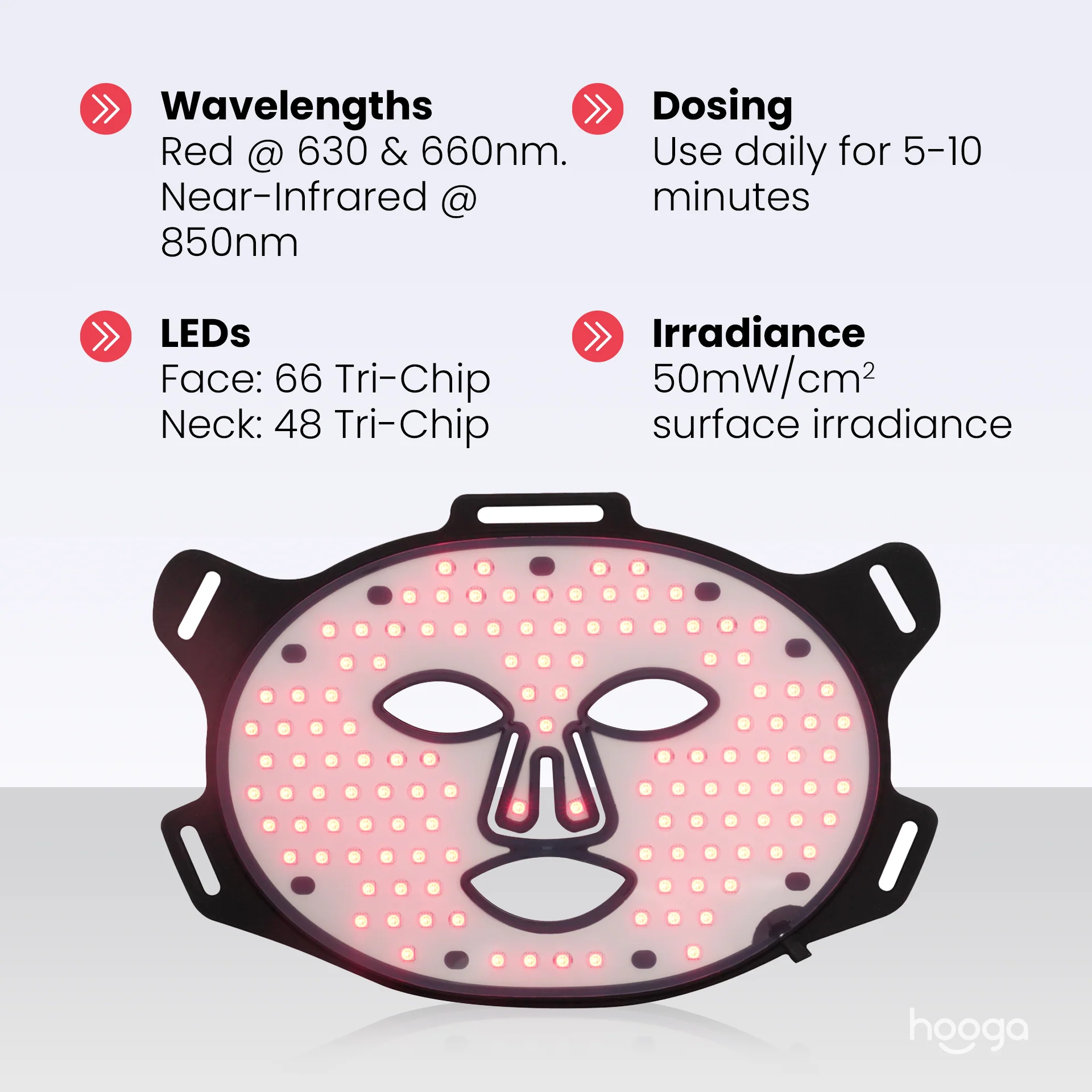 Open Box Red Light Therapy Mask 2025 Version - Image 3