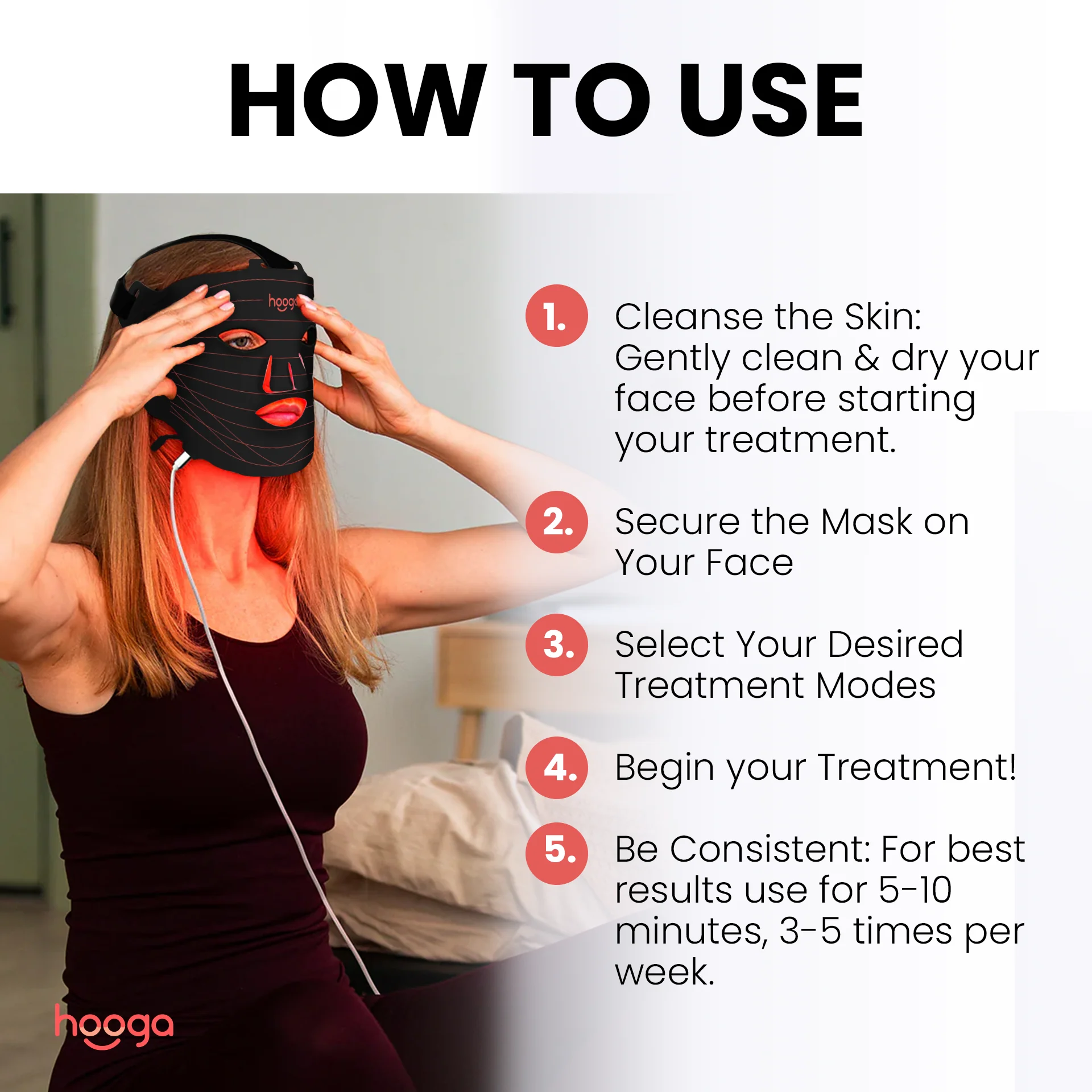Open Box Red Light Therapy Mask 2025 Version - Image 6