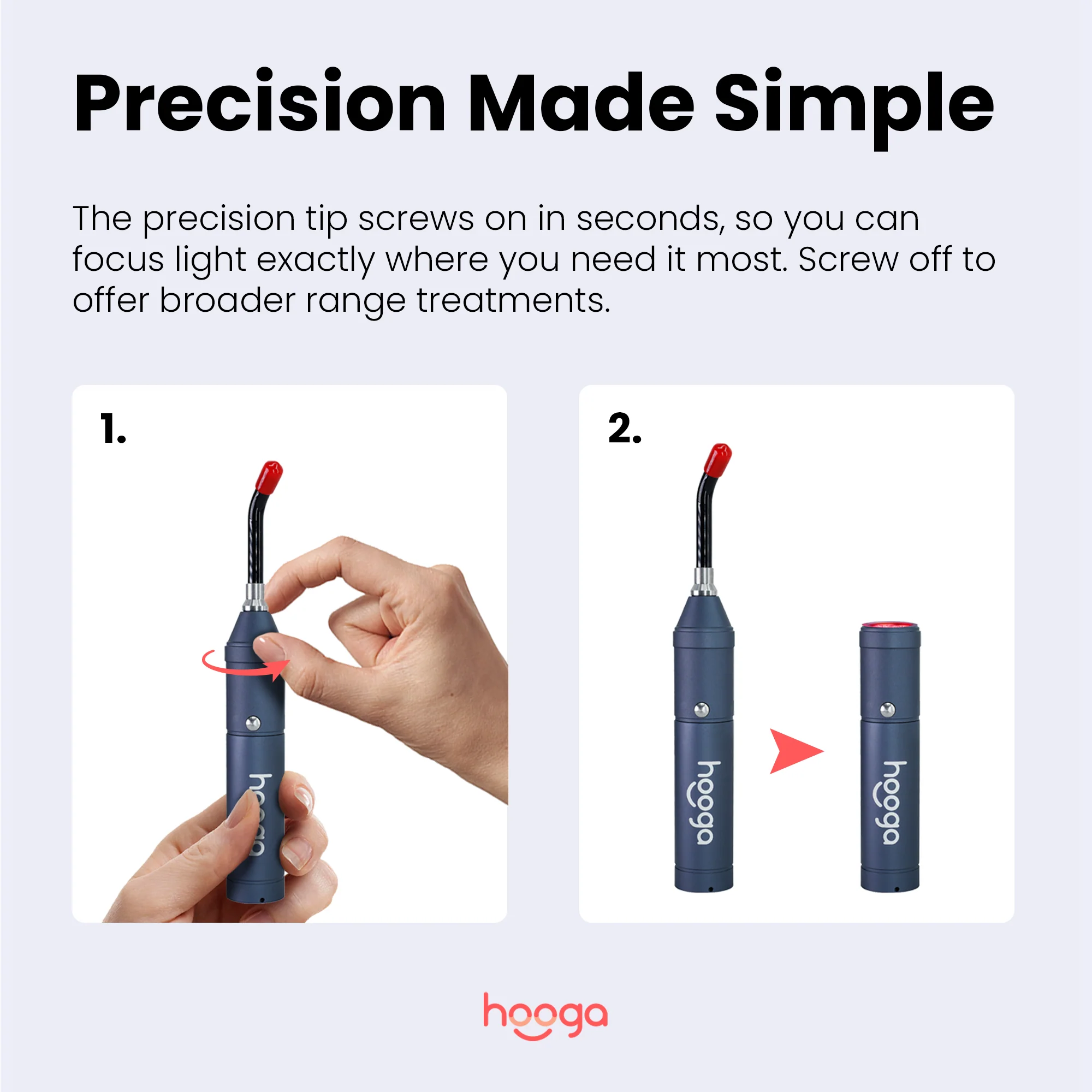 Red Light Therapy Torch with Precision Tip - Image 6